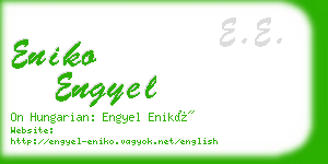 eniko engyel business card